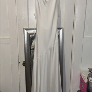 Ramy Brook White Prom Dress
